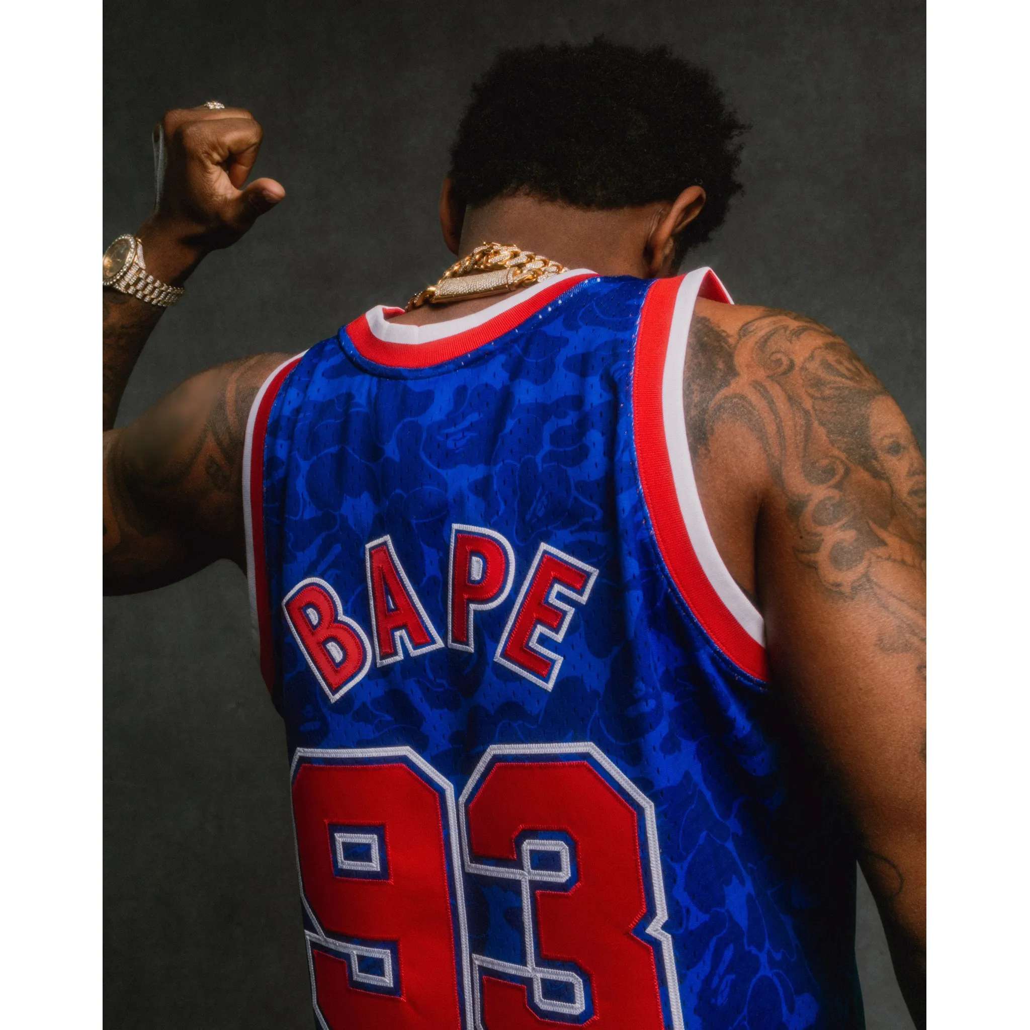 BAPE & Mitchell & Ness Drop a New Batch of NBA Jerseys